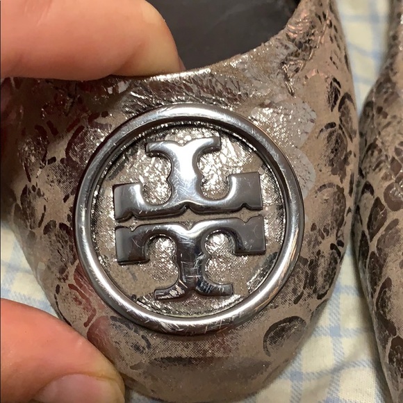 COPY - Tory Burch - Heidi Pewter Ballet Flat - Picture 6 of 7